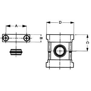 3464GRE - FILTRO-RIDUTTORE-LUBRIFICATORE IN GRUPPO "VARIOBLOC" - Orig. Ewo