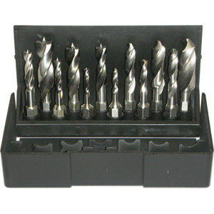 4525GB - PUNTE PER LEGNI CON ATTACCO ESAGONALE 1/4" DIN 3126 - C 6,3 - Orig. Völkel