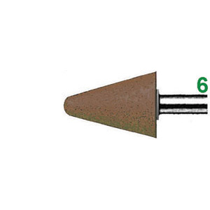 7871G - MOLE ABRASIVE CON SUPPORTO IN GOMMA DURA - Orig. Erzett