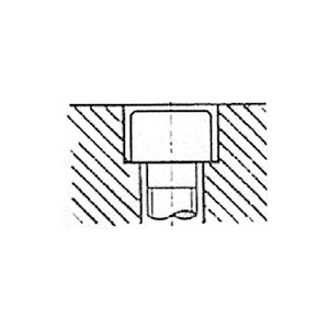 8921G - FRESE PER SEDI DI VITI PASSANTI A TESTA CILINDRICA - Orig. Dürr