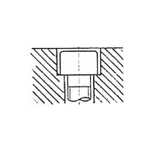 8929G - FRESE PER SEDI DI VITI PASSANTI A TESTA CILINDRICA - Orig. Dürr